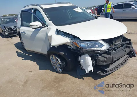 2017 Nissan Rogue Sv из США, поврежденный, VIN JN8AT2MTXHW136046